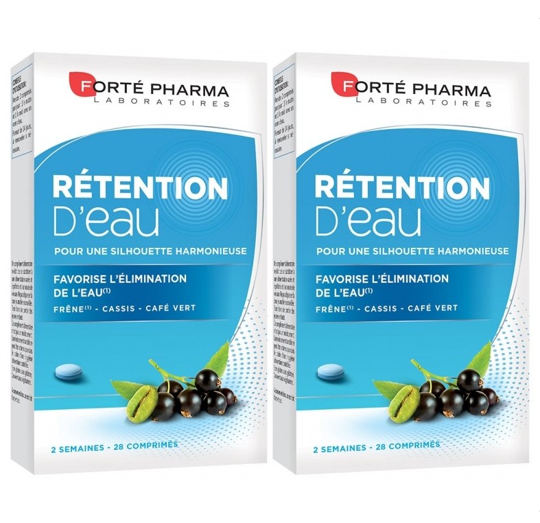 Forte Pharma Rétention d'Eau 28 Comprimés Lot de 2